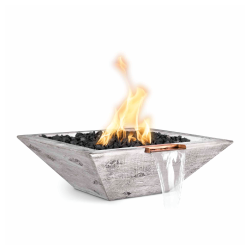 Maya Fire & Water Bowl – Wood Grain
